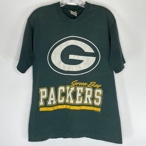 Vintage Artex Green Bay Packers Green 1995 Short Sleeve Tshirt XL